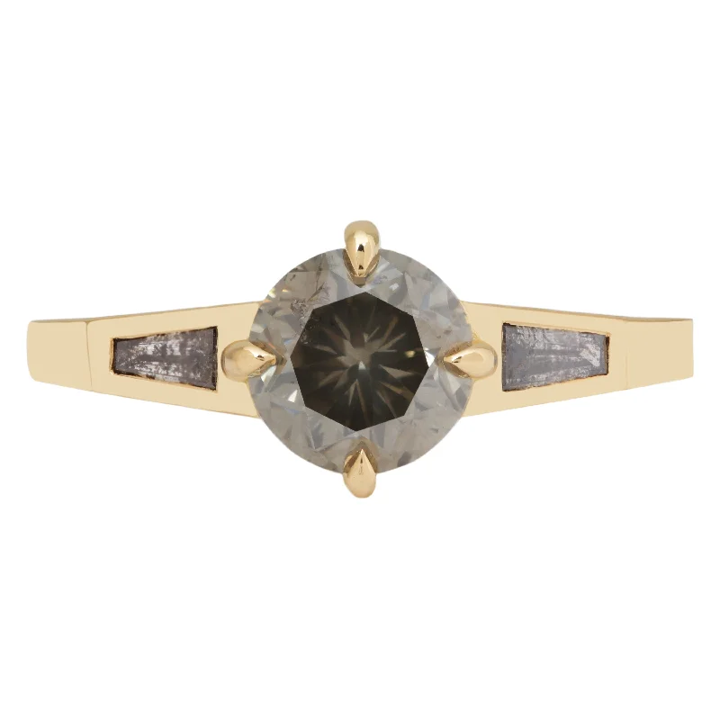 luxury rings for women-Sage Diamond Tapered Ring