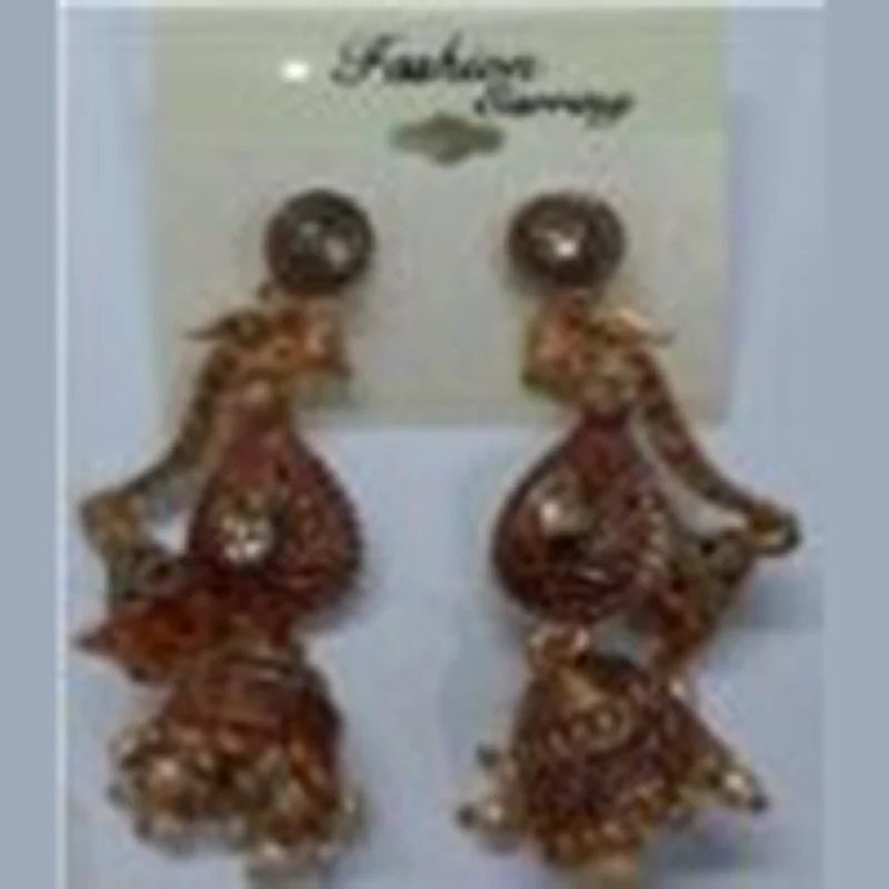 animal earrings for women-Infinity Jewels Jhumki Earrings