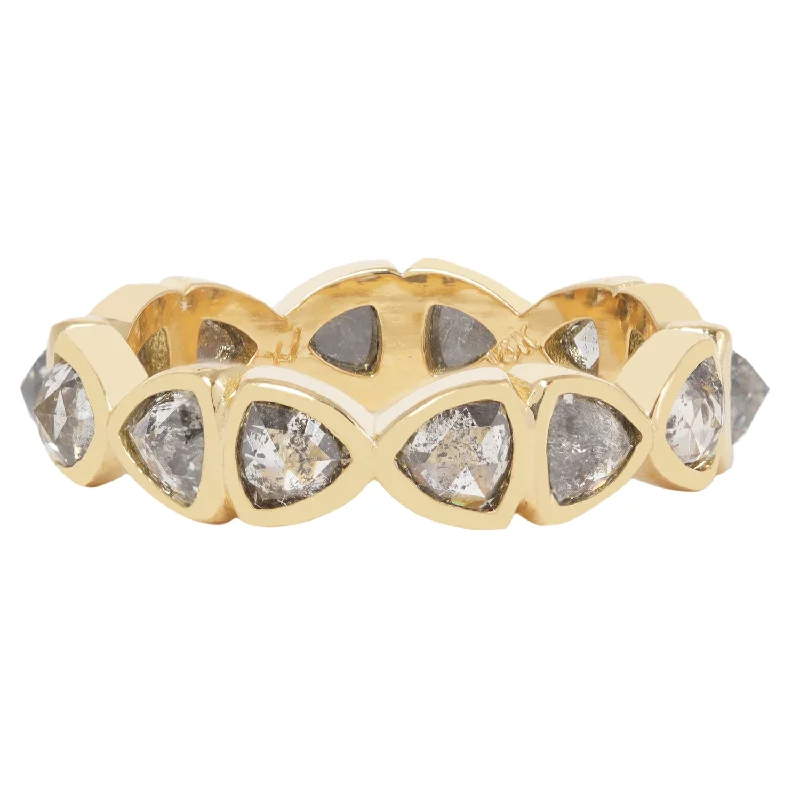 butterfly rings for women-Desert Crown Eternity Band