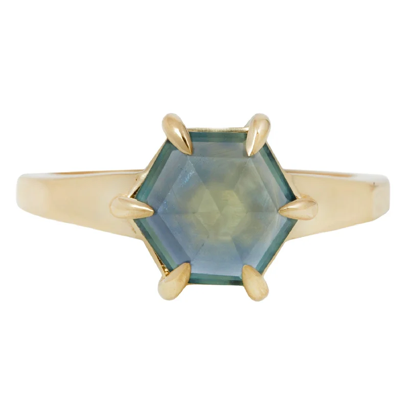 delicate rings for women-Sand Island Sapphire Ring