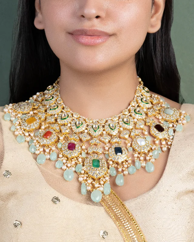 anniversary necklaces for women-Harika Polki Necklace