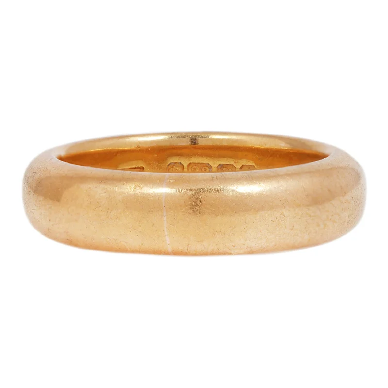 handmade rings for women-Golden Duke Band