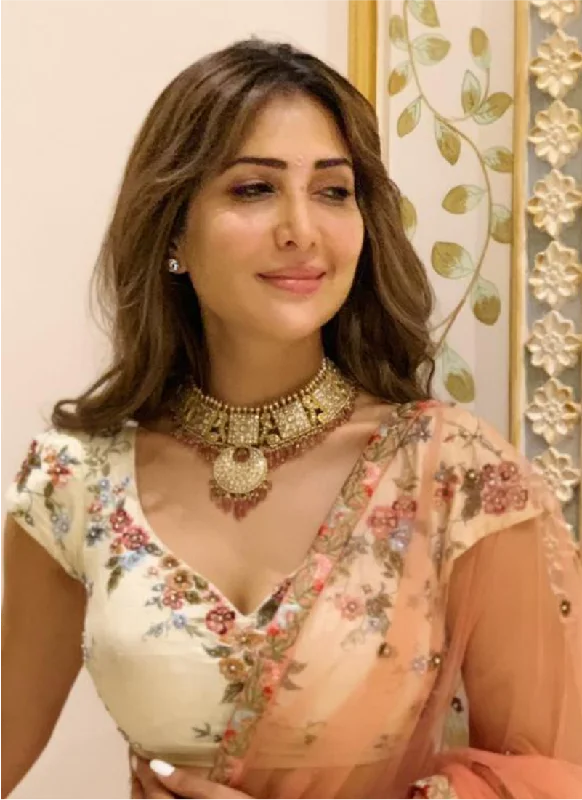 zodiac necklaces for women-Kim Sharma - Lyla Polki Necklace