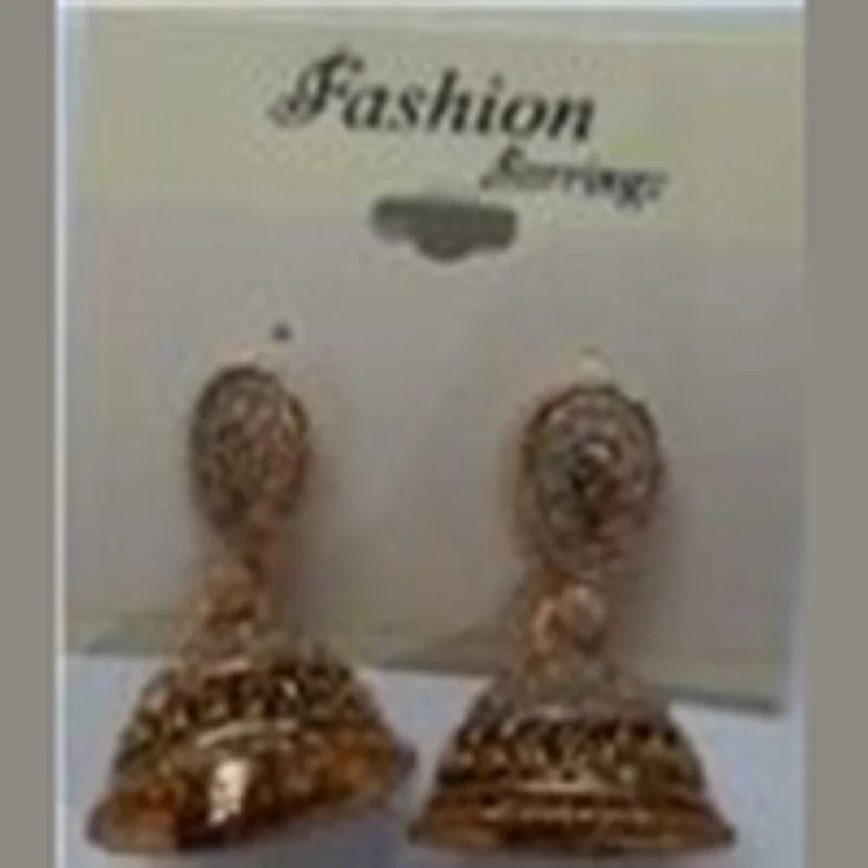 pearl earrings for women-Infinity Jewels Gold Plated Jhumki Earrings