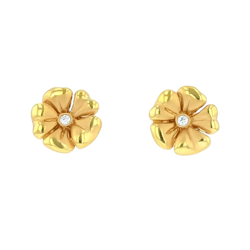 animal earrings for women-Blossom Stud Earrings