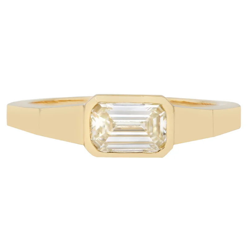 fashion rings for women-Emerald Cut Mojave Ring