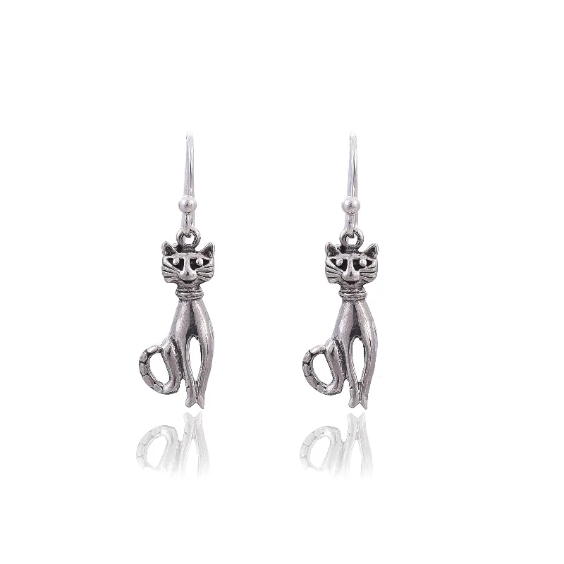 trendy hoop earrings for women-Silver Mountain Sterling Silver earring