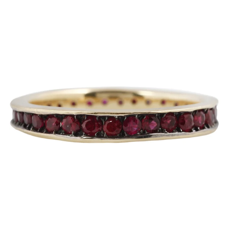 chunky rings for women-Absolute Ruby Band