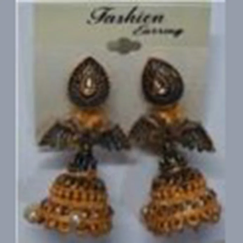 pearl drop earrings for women-Infinity Jewels Jhumki Earrings