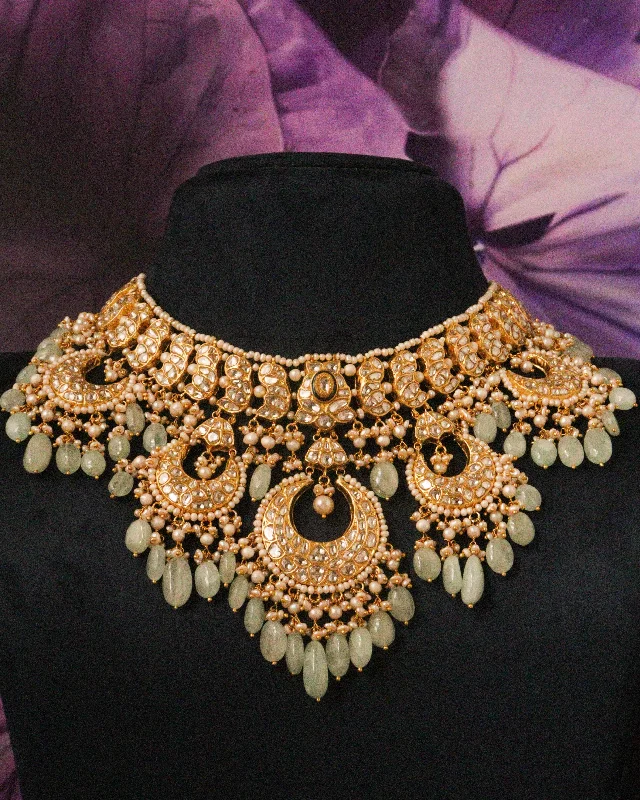 fine jewelry necklaces for women-Hemangini Polki Necklace