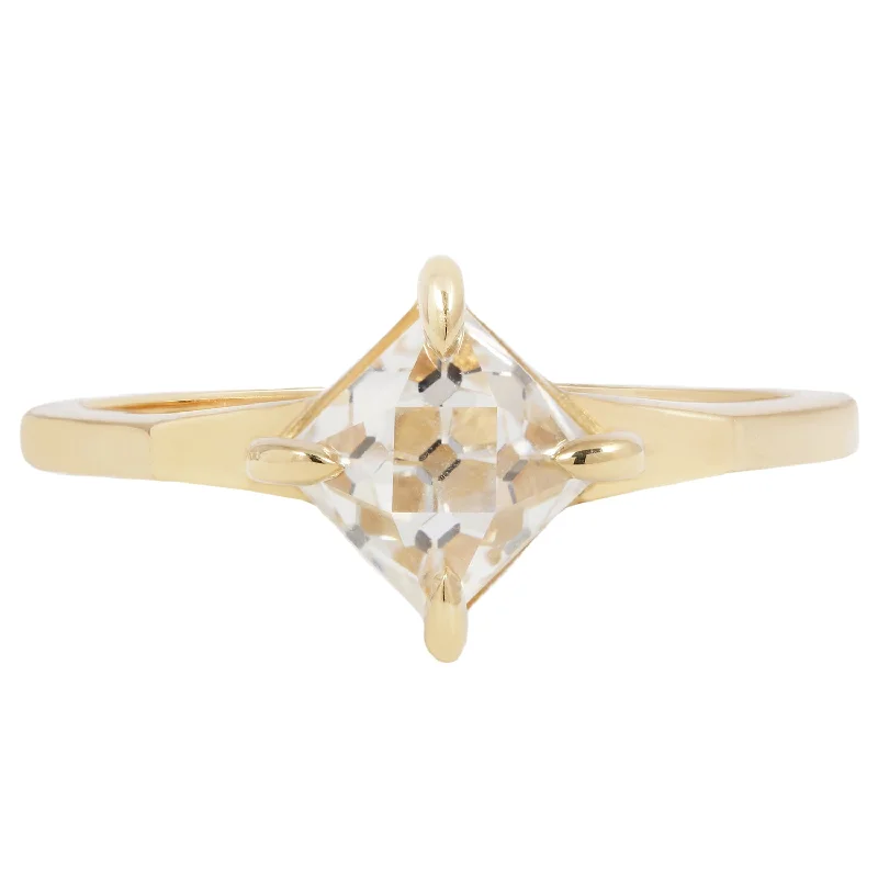 vintage rings for women-Solar Diamond Mirage Ring