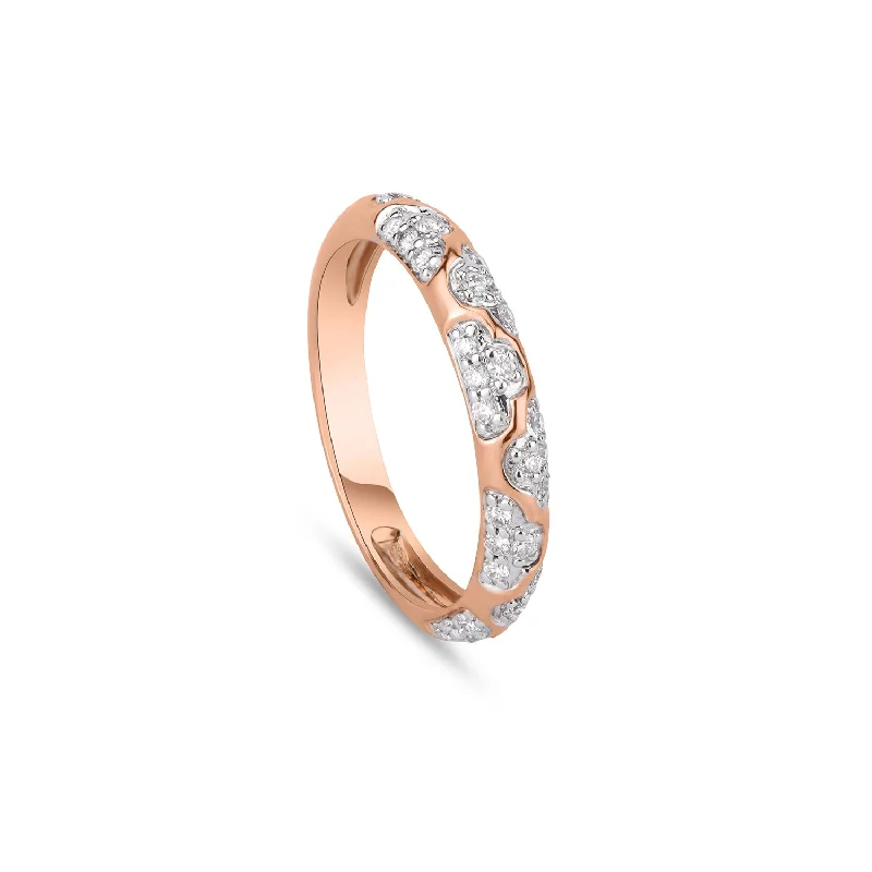 luxury rings for women-Ultra Bold Micro Diamond Band