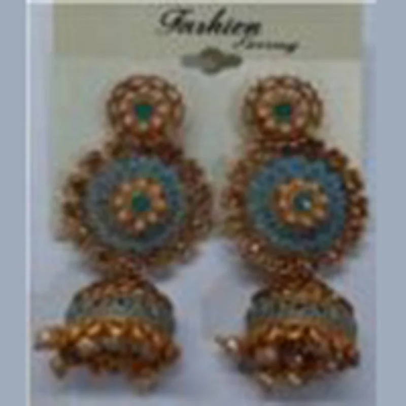 boho earrings for women-Infinity Jewels Jhumki Earrings