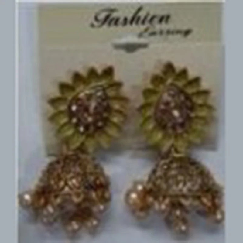 diamond drop stud earrings for women-Infinity Jewels Jhumki Earrings