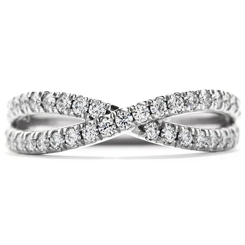 wedding and engagement ring sets for women-Hearts On Fire Envelop Wedding Band