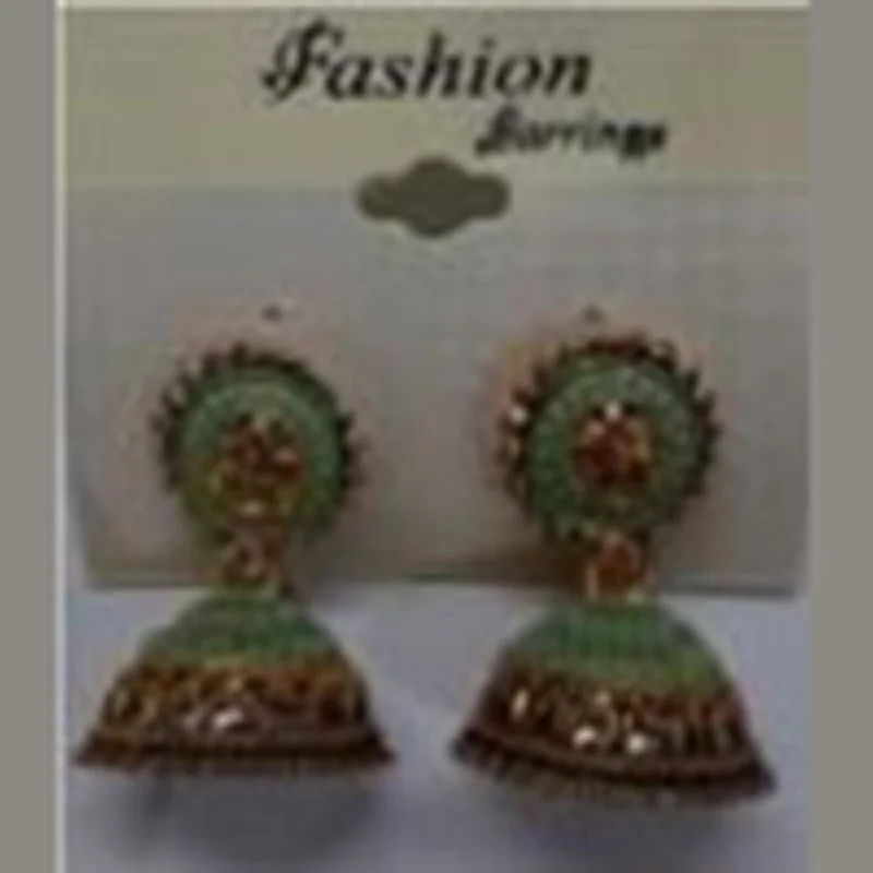 vintage earrings for women-Infinity Jewels Gold Plated Jhumki Earrings