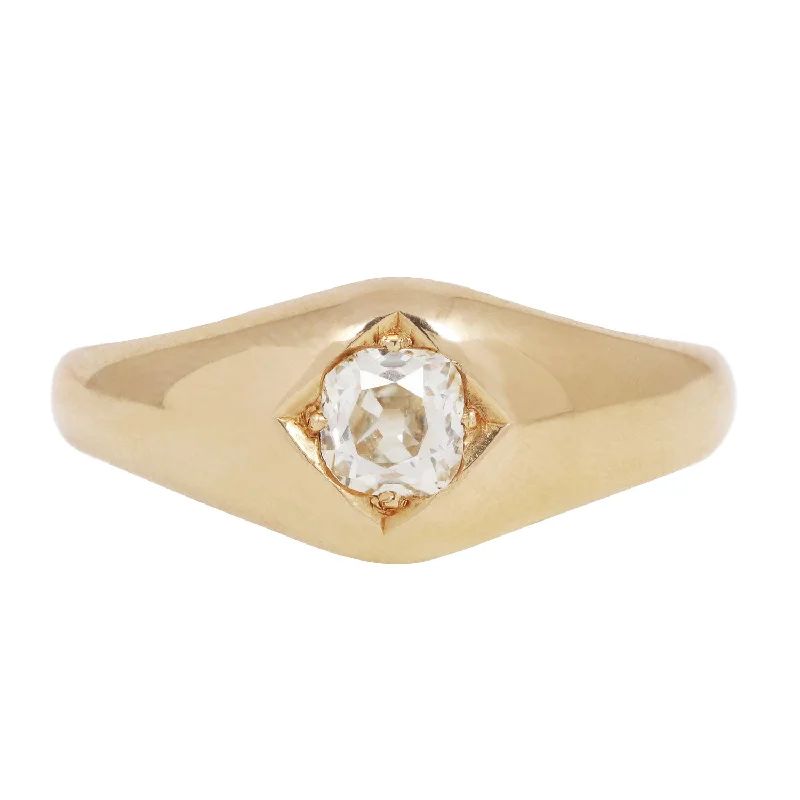 unique solitaire rings for women-Grand Star Solitaire Ring