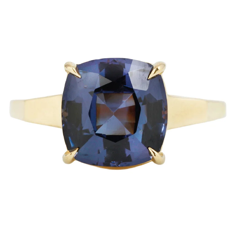 antique rings for women-Stormy Spinel Solitaire