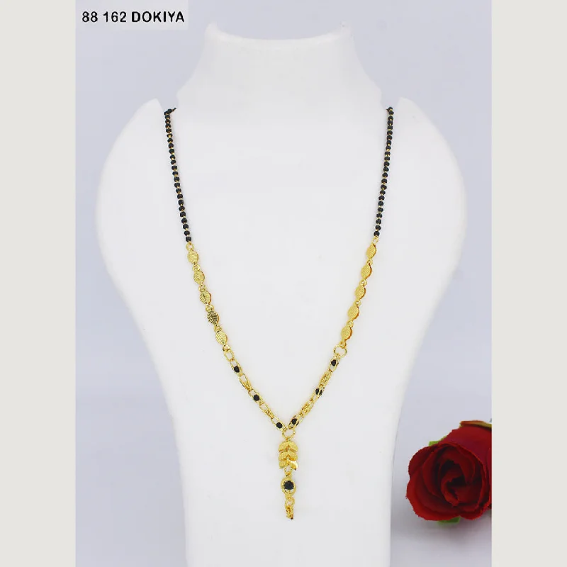 long necklaces for women-Mahavir Dye Gold Dokiya Necklace