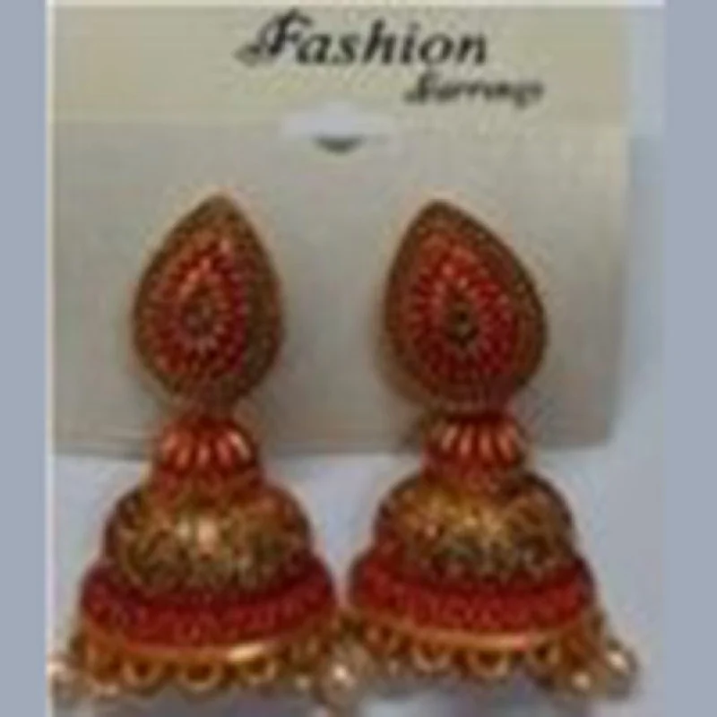 adjustable earrings for women-Infinity Jewels Gold Plated Jhumki Earrings