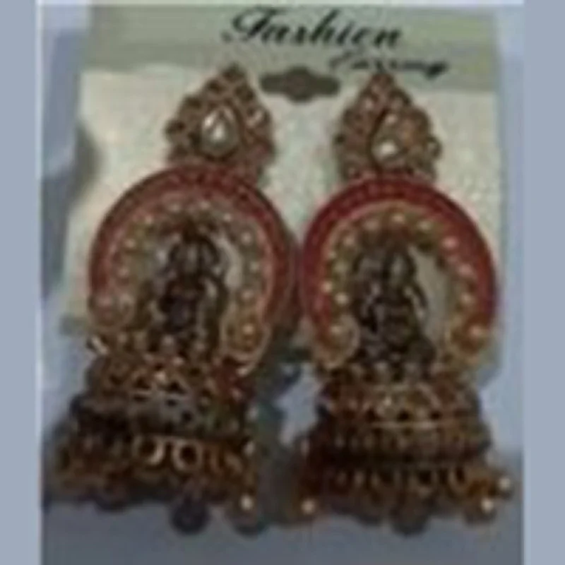 chic earrings for women-Infinity Jewels Jhumki Earrings