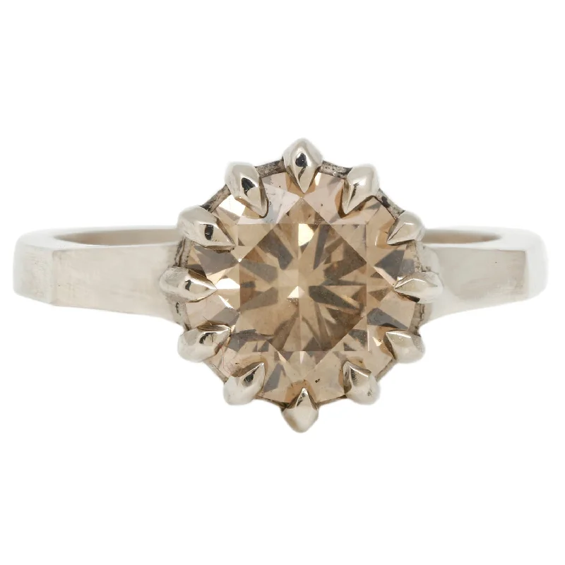 antique rings for women-Champagne Brilliance