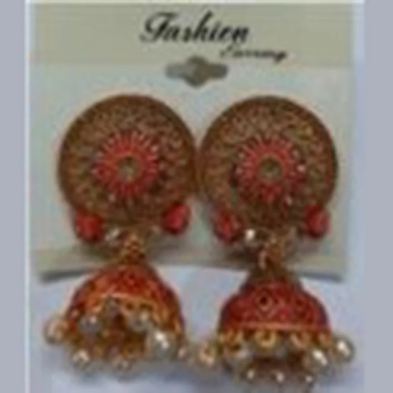 cute earrings for women-Infinity Jewels Jhumki Earrings