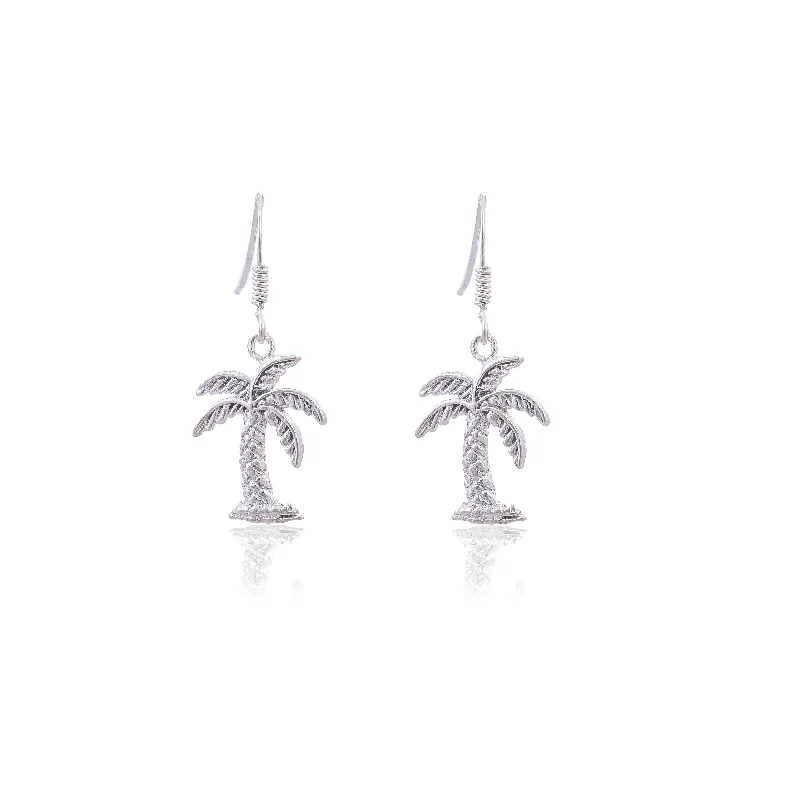 minimalist gold earrings for women-Silver Mountain 925 Silver Life Of Tree Earring