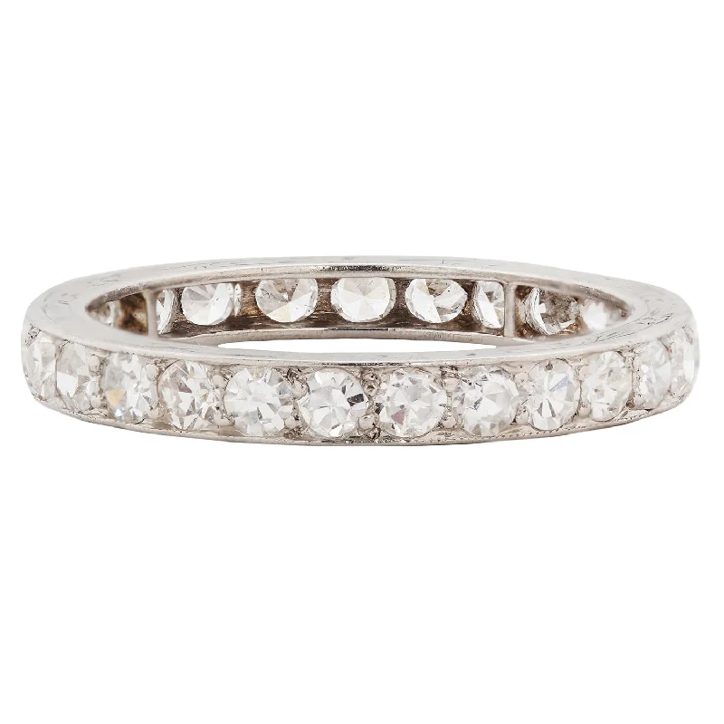 floral rings for women-Eleanor Diamond Eternity Band