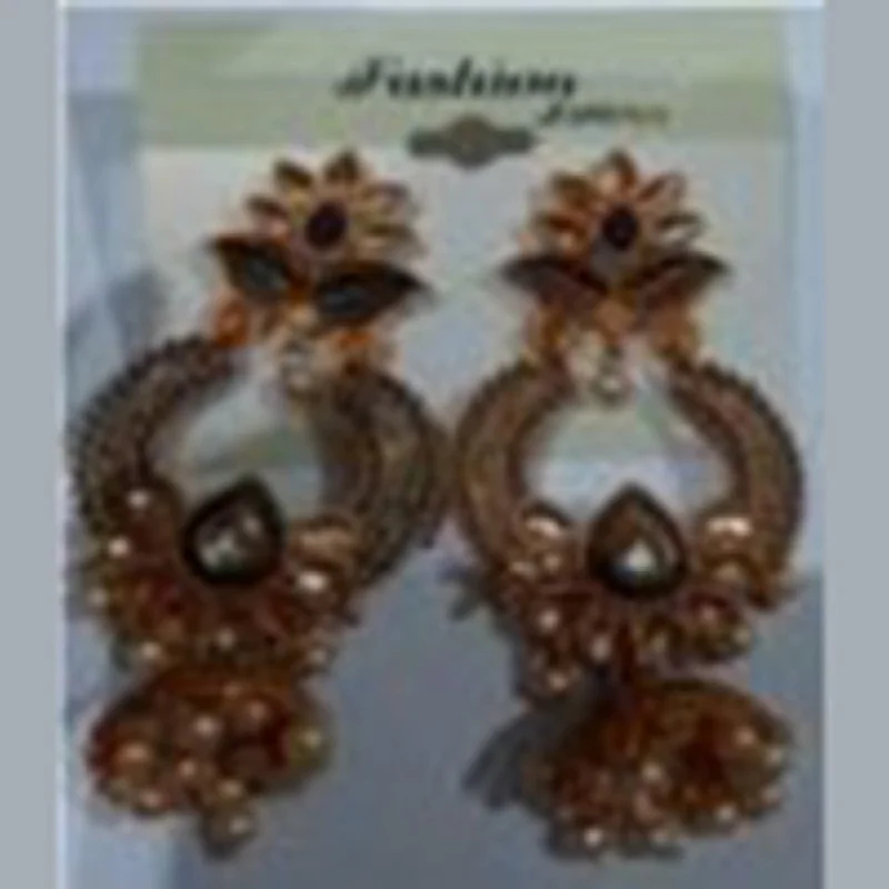 custom earrings for women-Infinity Jewels Jhumki Earrings