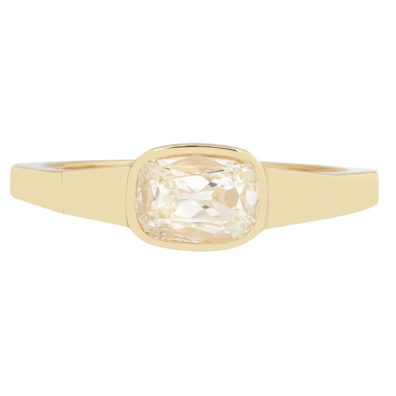 unique wedding rings for women-Diamond Deco Mojave Ring