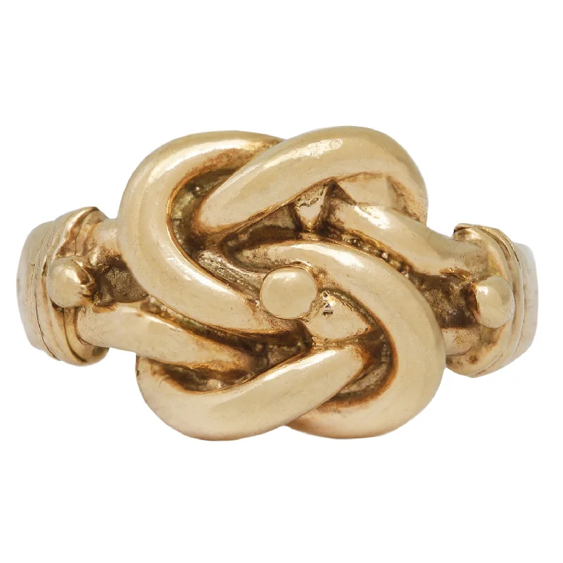 stacked rings for women-Harmony Gold Knot Ring