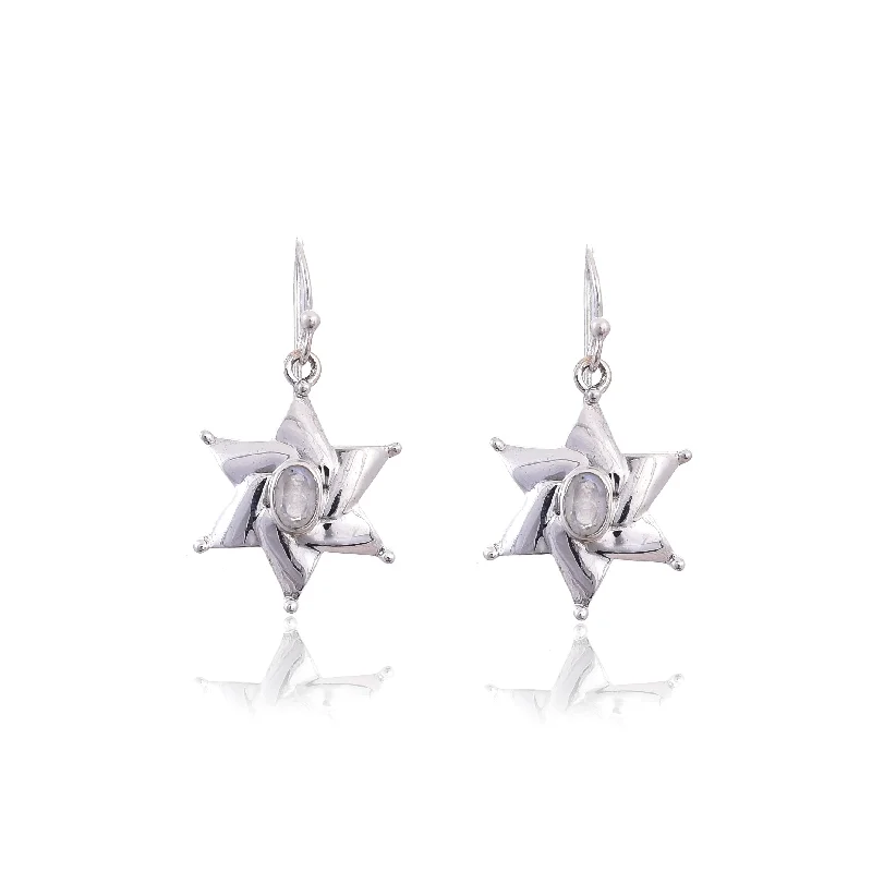 tassel earrings for women-Silver Mountain 925 Silver Rainbow Earring