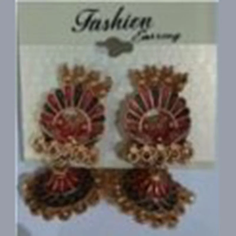 animal earrings for women-Infinity Jewels Gold Plated Jhumki Earrings