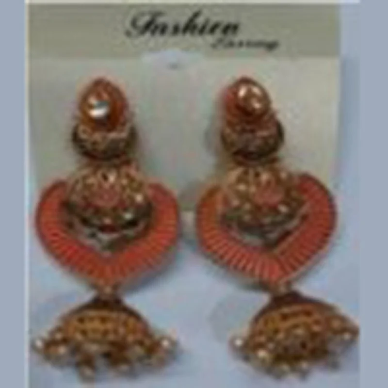 sapphire earrings for women-Infinity Jewels Jhumki Earrings