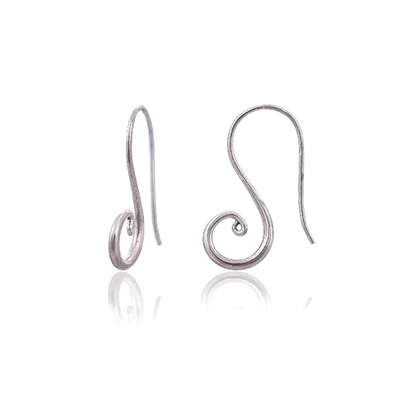 fashion stud earrings for women-Silver Mountain Sterling Silver Hoop Earring