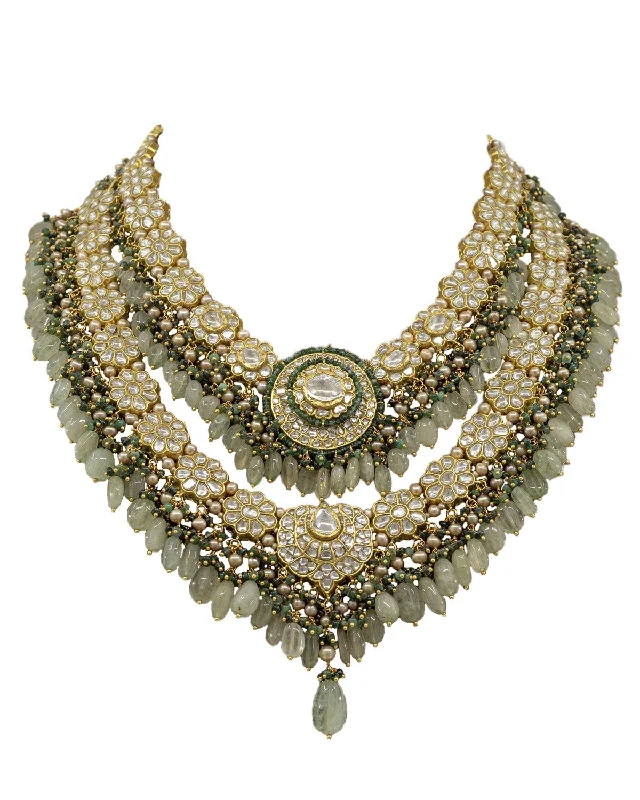 ethnic necklaces for women-Harpreet Polki Long Necklace