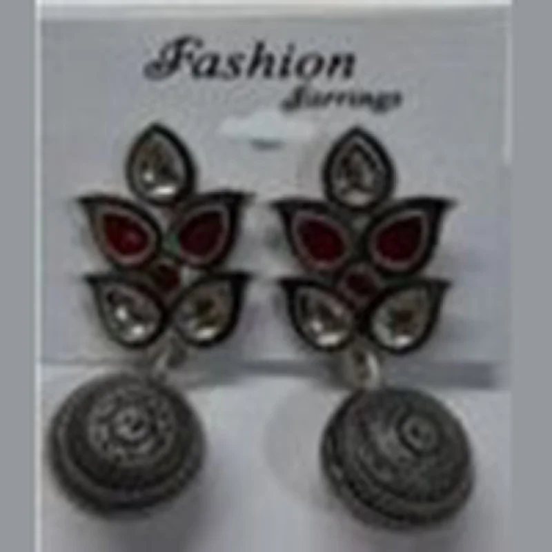 luxury earrings for women-Infinity Jewels Oxidised Plated Dangler Earrings