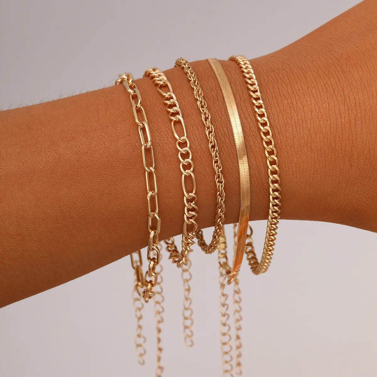 matching bracelets for women-Simple Style Geometric Alloy Plating Women's Bracelets