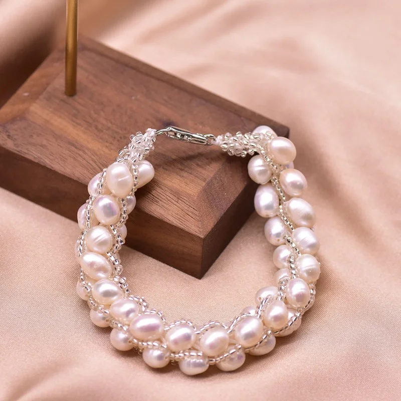 White Pearl Bracelet