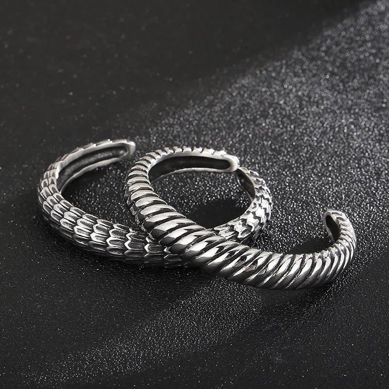 high-end bracelets for women-Punk Solid Color Titanium Steel Men'S Bangle