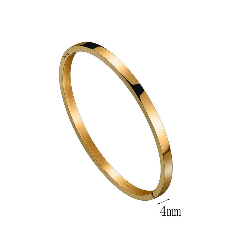 4mm Wide Golden