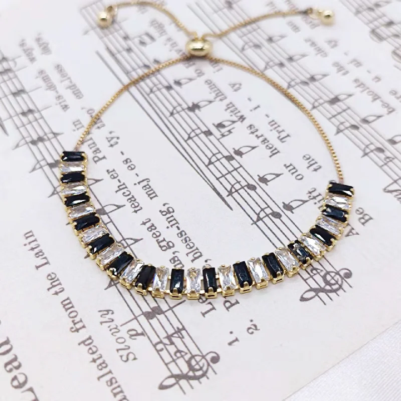 White + Black-14K Gold