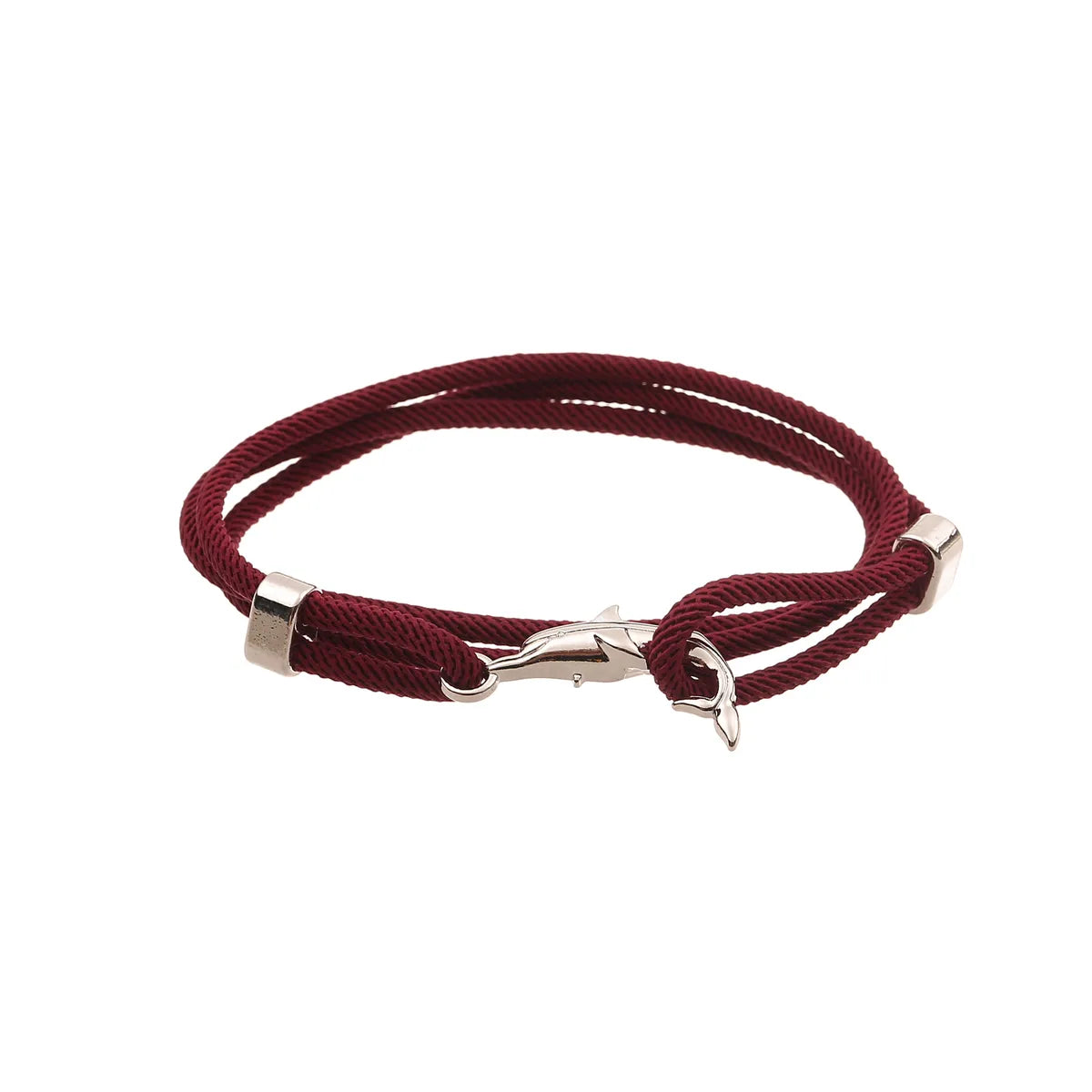 Wine Red Rope Dolphin