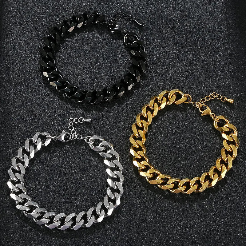 gold bangles for women-Fashion Solid Color Stainless Steel Bracelets 1 Piece