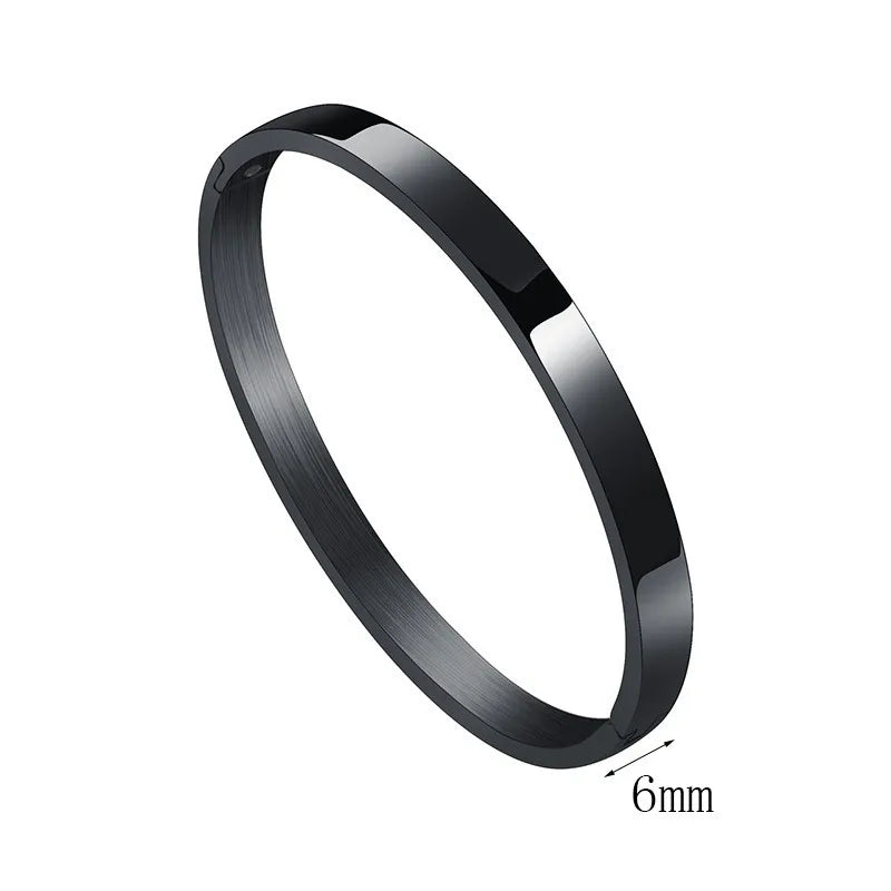 6mm Wide Black