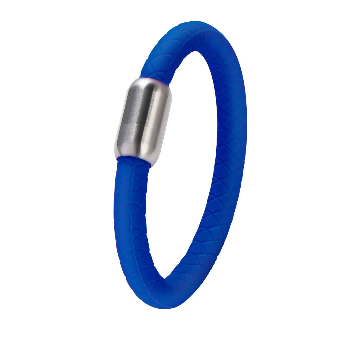 Blue Ring Silver Buckle