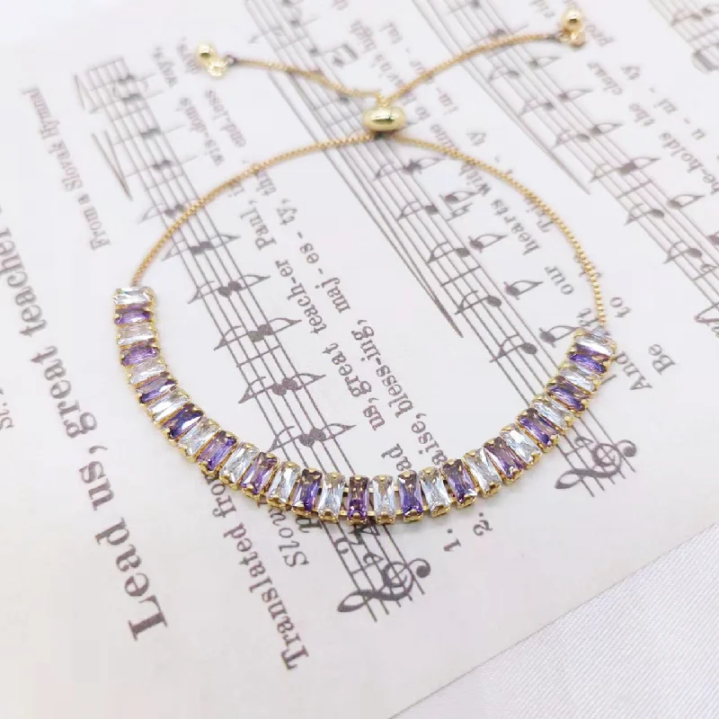 White + Purple-14K Gold