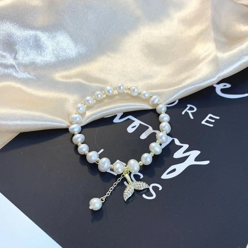 Better Color Freshwater Pearl Fishtail Bracelet