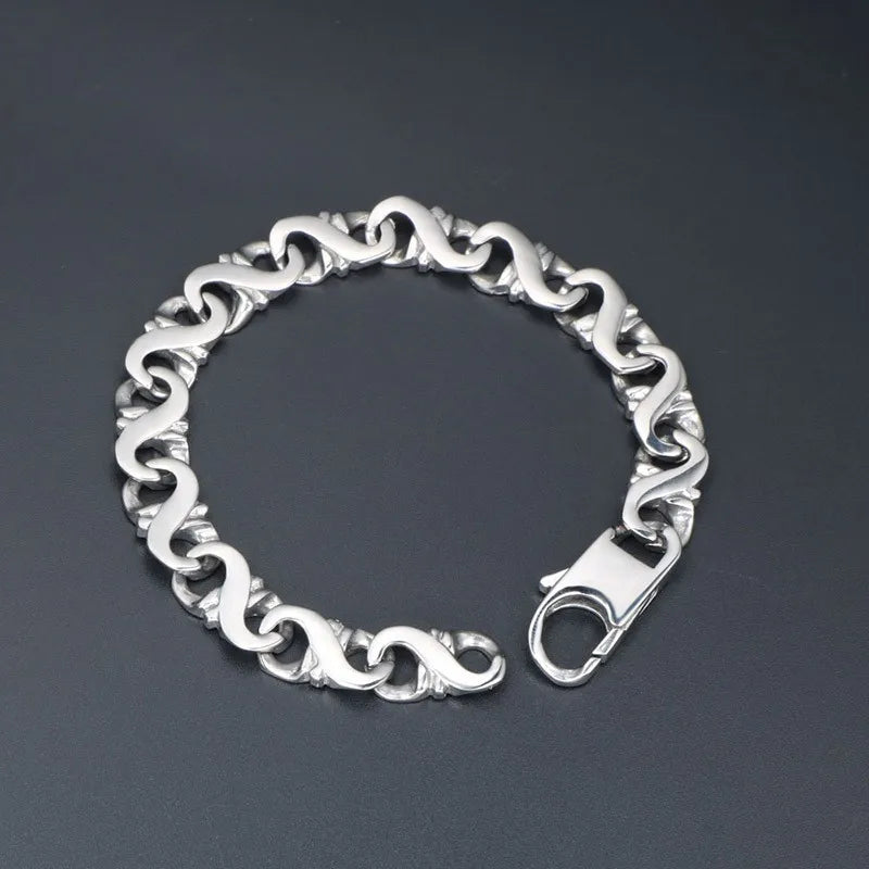 diamond bracelets for women-Gothic Cool Style Solid Color 304 Stainless Steel Men'S Bracelets